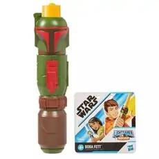 Star Wars Lightsaber Squad Boba Fett  ვარსკვლავური ომების სათამაშო ხმალი