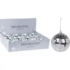 Christmas Balls Set Disco Style 10cm  ნაძვის ხის სათამაშოები