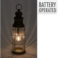Christmas Lantern With Led Bulb საახალწლო აქსესუარი