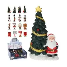 Christmas Decoration Figures For Village საახალწლო აქსესუარი განათებით
