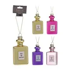 Christmas Hanging Decoration Parfume Bottle ნაძვის ხის სათამაშოები