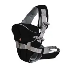 Cangaroo Baby Carrier Carry go 2 Black - ახალშობილის კენგურუ
