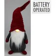 Christmas Figure Little Gnome With Led საახალწლო დეკორაცია განათებით