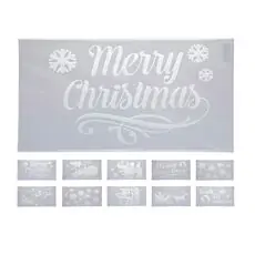 Christmas Design Stencil საახალწლო აქსესუარები