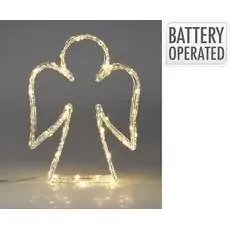 Christmas Angel Figure With 50 Led საახალწლო აქსესუარები განათებით