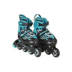 Roller skates 2in1 Double Turquoise M /34-37/ როლიკები