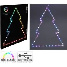 Christmas Tree With RGB 41 Led  საახალწლო აქსესუარები განათებით