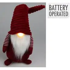 Christmas Figure Little Gnome With Led საახალწლო დეკორაცია განათებით