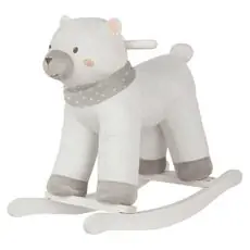 KikkaBoo Rocking Toy White Bear - ფუმფულა სარწეველა დათვი
