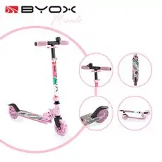 Byox Scooter Miracle Pink სკუტერი (სამაკატი)