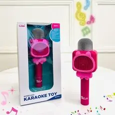 Toy Zest Wireless Karaoke Toy Pink - სათამაშო კარაოკე