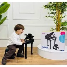 Beautiful Melody Little Musician Piano Black  - სათამაშო პიანინო