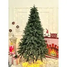 Carpathian Christmas Tree Green 210CM PVC + PE ნაძვის ხე შერეული სილიკონის წიწვებით