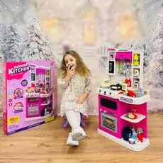 Kitchen Set With Accessories - ფუნქციური სათამაშო სამზარეულო