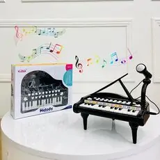 Melody Little Musician Piano Set Black - სათამაშო პიანინო