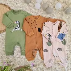 Cute Animals Romper -  ჩვილის რომპერი