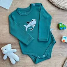 Funny Shark Bodysuit -  ჩვილის ბოდე