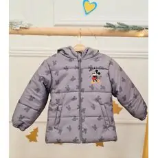 Mickey Mouse Baby Jacket Grey -  საბავშვო ქურთუკი