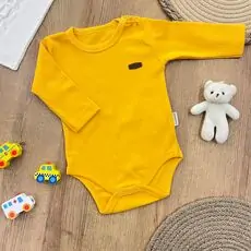 Cutie Bodysuit Yellow -  ჩვილის ბოდე