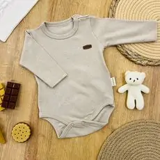 Cutie Bodysuit Grey -  ჩვილის ბოდე