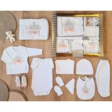 Little Queen Clothes Set Pink - ჩვილის სამოსის ნაკრები