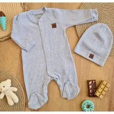Basic Baby Romper Grey - რომპერი
