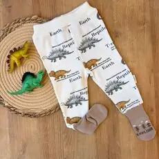 Newborn Baby pants Big Dinosaurs - ჩვილის შარვალი