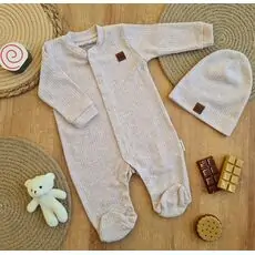 Basic Baby Romper Beige - რომპერი