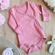 Newborn Baby Bodysuit Pink - ჩვილის ბოდე