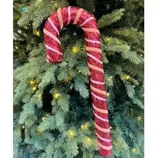 Christmas Candy Cane ნაძვის ხის სათამაშოები