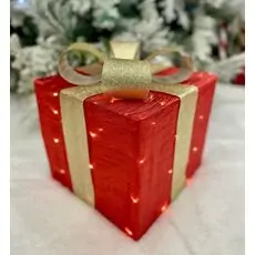 Medium Gift Box With Lights -  საახალწლო სასაჩუქრე ყუთი განათებით