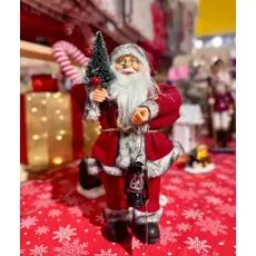 Christmas Decoration Santa 30 CM საახალწლო დეკორაცია სანტა
