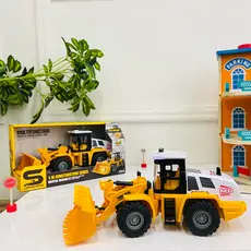 Construction Series Tractor With Light And Sound Yellow - სათამაშო ტრაქტორი