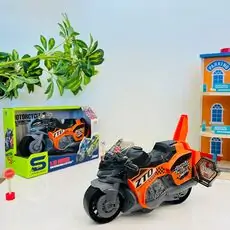 Inertial Motorcycle With Light And Sound - სათამაშო მოტოციკლი