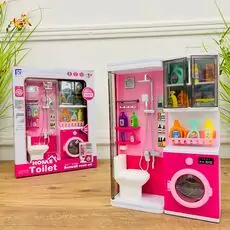 Home Toilet Shower Room Set - სათამაშო აბაზანის კომპლექტი
