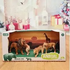 Jungle Animal World - სათამაშო ცხოველების ნაკრები