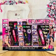 Hair Braids Set With Patterns თმის გასაკეთებელი ნაკრები