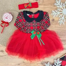 Little Princess Christmas dress - საბავშვო კაბის კომპლექტი