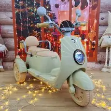 Electric Vintage Moto Green - ელექტრო მოტოციკლი