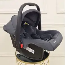 KikkaBoo 0+ (0-13 kg) Vivo Grey - მანქანის სავარძელი (ქარსითი)