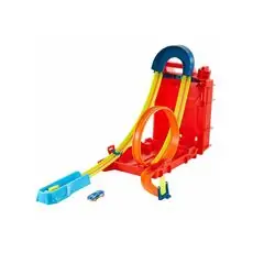 Hot Wheels Track Builder Unlimited Fuel Can Stunt Box - საბავშვო სათამაშო ტრასა