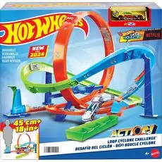 Hot Wheels HTK16 Loop Cyclone Challenge Playset - ჰოთ ვილსის სათამაშო ტრასა