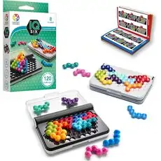 SmartGames IQ Six Pro Travel Game with 120 Challenges - ინტერაქტიული IQ სათამაშო