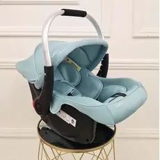 KikkaBoo 0+ (0-13 kg) Little Traveler Mint - მანქანის სავარძელი (ქარსითი)