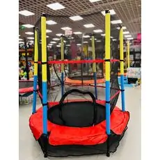Metal & Plastic Trampoline 140cm LBC55 Red - ბატუტი