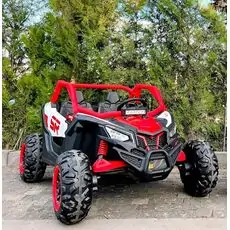 RC Racing Super Car Red - ელექტრო მანქანა კაუჩუკის საბურავებით