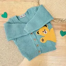 Funny Bear Knitted Jacket - საბავშვო ნაქსოვი მოსაცმელი