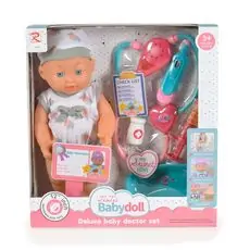 Tutu Love Doll with stetoscope with sound Hippo 30 cm სათამაშო თოჯინა