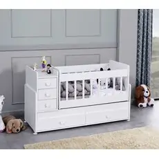 Bianco White Color Cradle ახალშობილის საწოლი