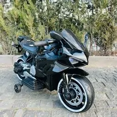 Super Motorcycle Painting Black With Light Wheel - ელექტრო მოტოციკლი